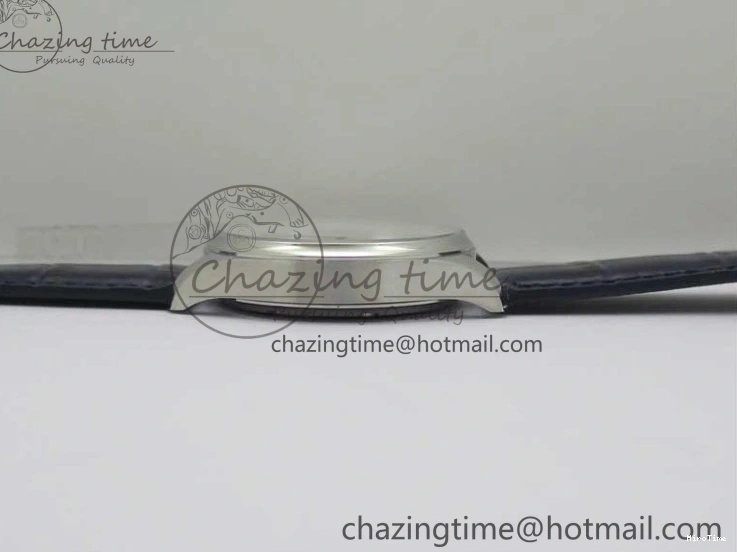 MIROTIME 0411 Packable Portuguese IW358304 ZF 1:1 Best Edition SS White Dial Blue Markers on Leather Strap A 7079